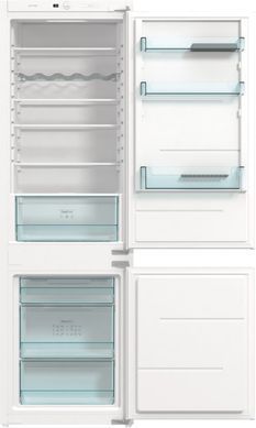 Gorenje Вбуд. холодильник з мороз. камерою, 177х55х54см, 2 двері, 180(68)л, А+, NF+, Зона св-ті, Внутр. диспл, білий (379545) NRKI418EE1 фото