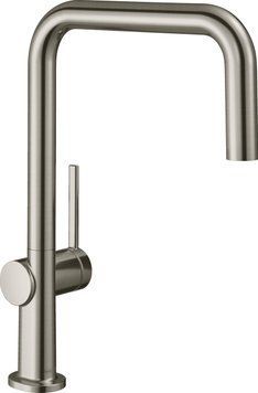 Змішувач для кухні Hansgrohe Talis M54, довж.виливу - 216мм, поворотний, 1важіль, KMU220, сталь (351990)