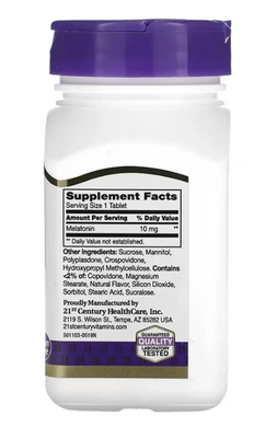 Melatonin 10 mg Quick Dissolve - 120 tabs