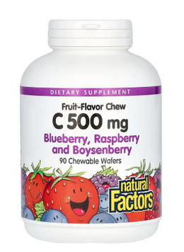 Vitamin C 500mg - 90 tabs Mixed Berry