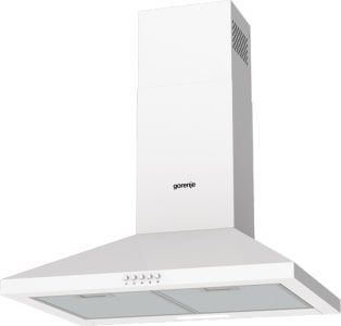 Gorenje Витяжка купольна, 60см, 450м3ч, білий (374167) WHC629E4W фото