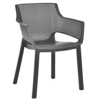 Садове крісло HECHT ELISA GRAPHITE CHAIR HECHTELISACHAIRGRAPHITE фото