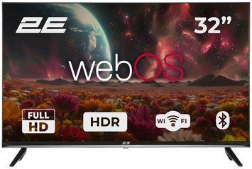 Телевізор 32" 2E LED FHD 60Hz Smart WebOS Black (387401) 2E-32A07KFW фото