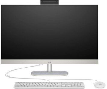 HP Комп'ютер персональний моноблок All-in-One 27" FHD IPS AG, AMD R7-7730U, 16GB, F512GB, UMA, WiFi, кл+м, DOS, білий (379447) A1QX9EA фото
