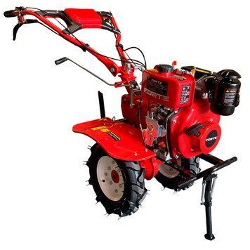 Культиватор дизельний FORTE 1050S-3 NEW колеса 8", потужність 5,0кс, КПП 3+1, ширина/глибина оброблювання 950/300 мм, (червоний) 121338 фото