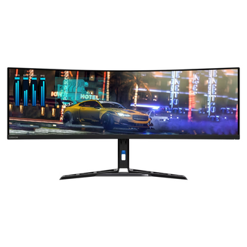 44.5" 32:9 игровой изогнутый VA ЖК монитор, 5120х1440, 1 мс, 170 Гц, AMD FreeSync, HDR400, PIP/PBP, K LENOVO R45w-30 (67B1GAC3UA) 3724606 фото