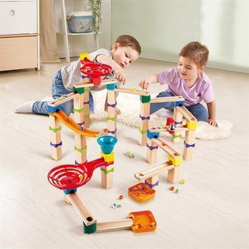Конструктор-лабиринт Hape Marble Run Трюки и повороты 129 эл. (E1100) dt_14980 фото