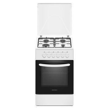 Плита газоэлектр. FM5612W 50см. белая (GRUNHELM) 110813 фото