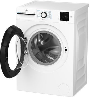 Beko Пральна машина фронтальна, 9кг, 1200, A+++, 55см, дисплей, інвертор, пара, білий (383366) BM1WFU39233WB фото