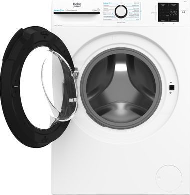 Beko Пральна машина фронтальна, 9кг, 1200, A+++, 55см, дисплей, інвертор, пара, білий (383366) BM1WFU39233WB фото