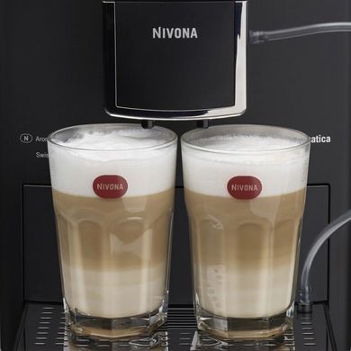 Кофемашина Nivona CafeRomatica, 2,2л, зерно+молотый, ручной капуч, авторецептов -5, серо-черный (364152) NICR560 фото