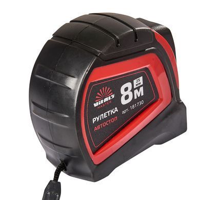 Рулетка 8 м&times;25 мм автостоп Vitals Master V181730 фото