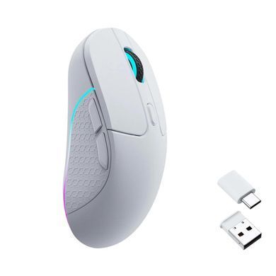 Мышь Keychron M3 BT/WL/USB-A/USB-C, білий M3-A3 фото