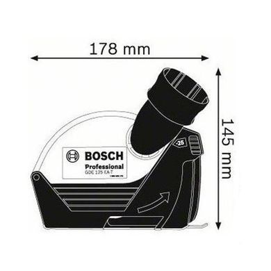 Насадка для пылеудаления Bosch GDE 125 EA-T(1600A003DJ) 1600A003DJ фото