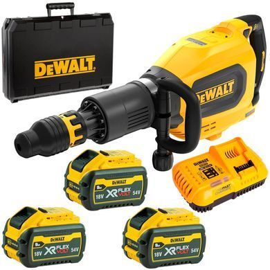Молоток відбійний акумуляторний безщітковий SDS-MAX DeWALT DCH911X3 DCH911X3 фото