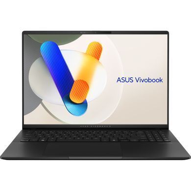 ASUS Ноутбук Vivobook S 16 M5606UA-MX021 16" 3.2K OLED, AMD R9-8945HS, 32GB, F1TB, UMA, NoOS, Черный 90NB1482-M000S0 фото