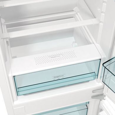 Gorenje Вбуд. холодильник з мороз. камерою, 177х55х54см, 2 двері, 180(68)л, А+, NF+, Зона св-ті, Внутр. диспл, білий (379545) NRKI418EE1 фото