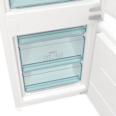 Gorenje Вбуд. холодильник з мороз. камерою, 177х55х54см, 2 двері, 180(68)л, А+, NF+, Зона св-ті, Внутр. диспл, білий (379545) NRKI418EE1 фото