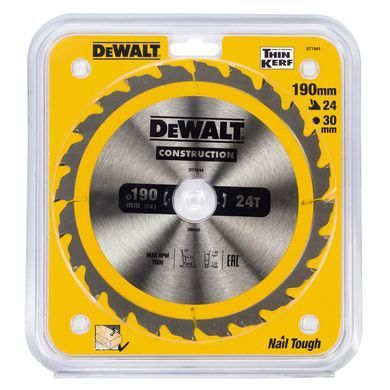 Диск пильный СONSTRUCTION DeWALT DT1944
