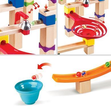 Конструктор-лабіринт Hape Marble Run Трюки та повороти 129 ел. (E1100) dt_14980 фото