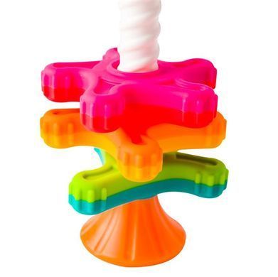 Пирамидка-спиннер Fat Brain Toys MiniSpinny тактильная (F134ML) dt_13626 фото