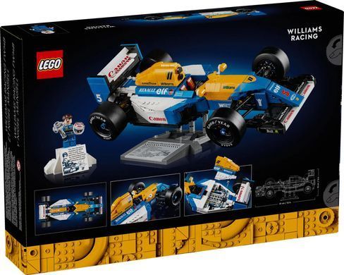 Конструктор LEGO Icons Williams Racing FW14B і Найджел Менселл (391071)