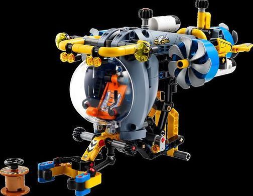 Конструктор LEGO Technic Глибоководний дослідницький підводний човен 413 деталей (42201)