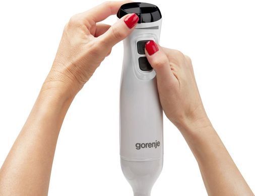 Блендер Gorenje заглибний 600Вт, чаша-600мл, білий (389810) HBX601XG фото