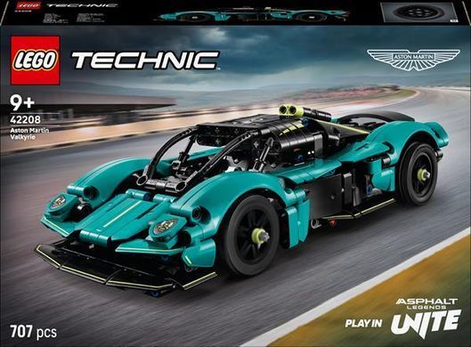 Конструктор LEGO Technic Aston Martin Valkyrie 707 деталей (42208)