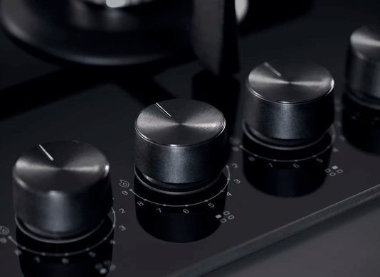 Whirlpool Варочная поверхность газ на стекле, 60см, чугун, конфорка с двойным рядом пламени, черный GOWL628/NBEE фото