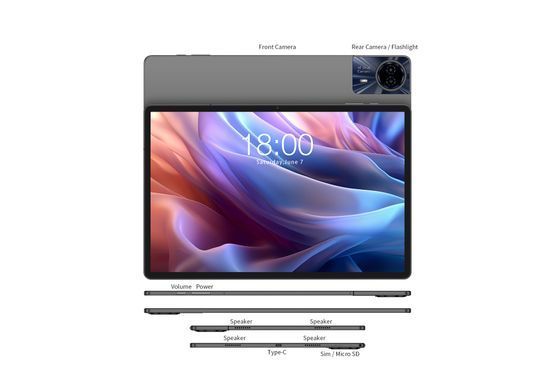 TECLAST Планшет T65 Max 13" 8ГБ, 256ГБ, LTE, 10000мА&bull;год, Android, сірий (379611) 6940709686126 фото