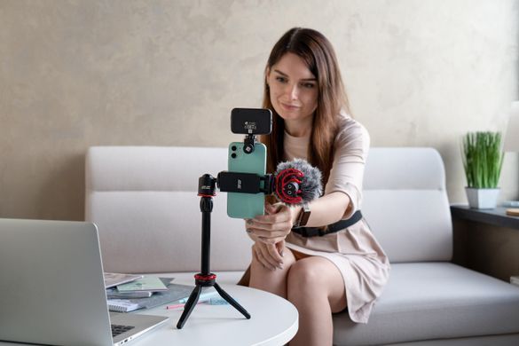 Мікрофон з триподом для мобільних пристроїв 2Е MM011 Vlog KIT, 3.5mm (333353) 2E-MM011 фото