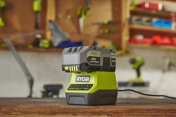 Ryobi Зарядний пристрій ONE+ RC18-120 18В 2А (unpacked) (378158)