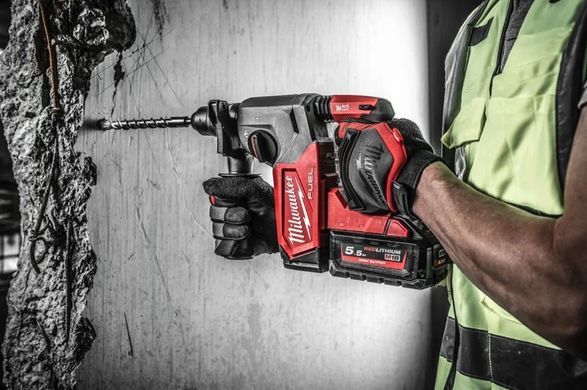 Перфоратор SDS-PLUS акумуляторний MILWAUKEE, M18 FUEL FHX-0X 4933478888 фото