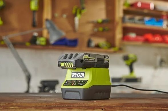 Ryobi Зарядний пристрій ONE+ RC18-120 18В 2А (unpacked) (378158)