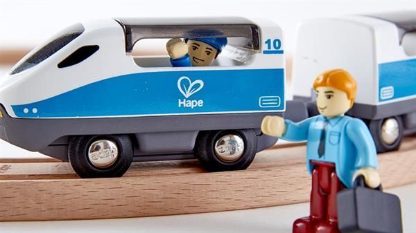 Іграшкова залізниця Hape дерев'яна 26 ел. (E3729) dt_79171 фото