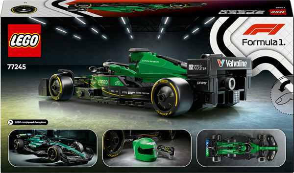 Конструктор LEGO Speed Champions Автомобіль для перегонів Aston Martin Aramco F1 AMR24, 269 деталей (77245)