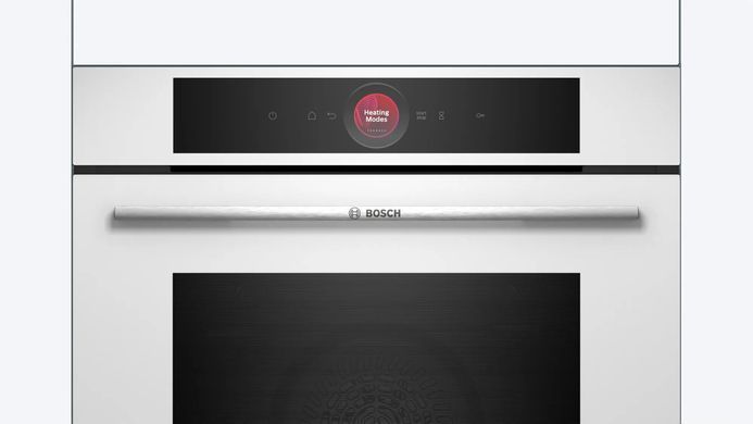Bosch Духовой шкаф электрический, 71л, A+, дисплей, конвекция, белый HBG7341W1 фото