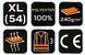 Рабочая кофта Neo Tools 81-745 сигнальная с флисом и капюшоном, видимость днем ​​и ночью XL