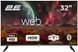 Телевізор 32" 2E LED FHD 60Hz Smart WebOS Black (387401) 2E-32A07KFW