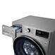 LG Прально-сушильна машина фронтальна, 8.5(5)кг, 1200, A, пара, 47см, дисплей, пара, інвертор, сріблястий (330503) F2V5GG9T