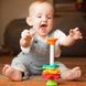 Пирамидка-спиннер Fat Brain Toys MiniSpinny тактильная (F134ML) dt_13626