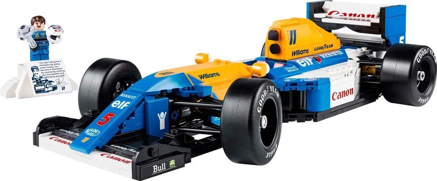 Конструктор LEGO Icons Williams Racing FW14B і Найджел Менселл (391071)