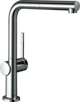 Змішувач для кухні Hansgrohe Talis M54, довж.виливу - 215мм, витяжний, 1важіль, KM270sBox, хром (352071)