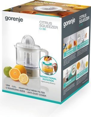 Gorenje Соковитискач CJ30E для цитрусовых (366723) CJ30E фото