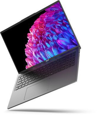 Acer Ноутбук Swift Go 16 SFG16-72 16" 3.2K OLED, Intel U5-125H, 16GB, F512GB, UMA, Lin, серый NX.KY9EU.001 фото