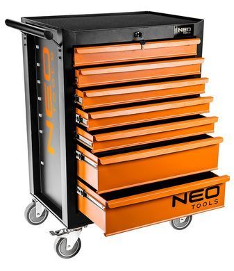 Шафа для інструментів NEO TOOLS 7 ящиків + 129 інструментів, артикул 84-222-9 84-222-9 фото