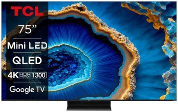 TCL Телевизор 75" MiniLED 4K 144Hz Smart Google TV Titan ONKYO sound 75MQLED80 фото