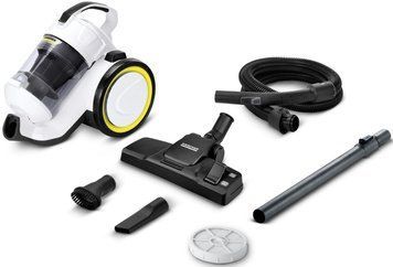 Karcher Пилосос контейнерний VC 3, 700Вт, конт пил -0.9л, НЕРА 13, білий (378516) 1.198-051.0 фото