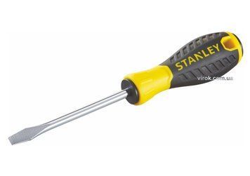 Отвертка плоская STANLEY "Essential": шлиц SL6,5 х 150 мм